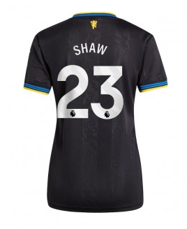 Günstige Manchester United Luke Shaw #23 3rd trikot Damen 2025-26 Kurzarm